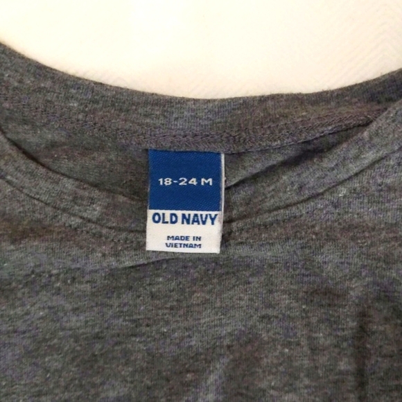 old navy basic gray dropped waist dress 18-24 months baby toddler girls - Picture 2 of 5